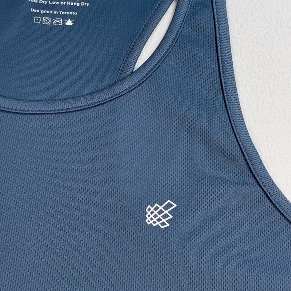 Jed North Tank Top Men's L Blue Stretch Gym Bodybuilding Stringer Training - Picture 5 of 12